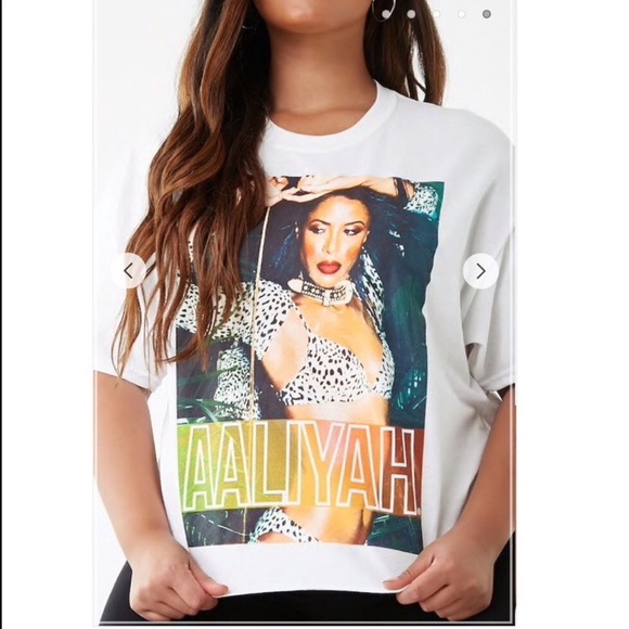 Forever 21 Tops - New Aaliyah graphic tee plus size